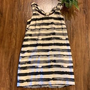 // j.crew striped silk dress //